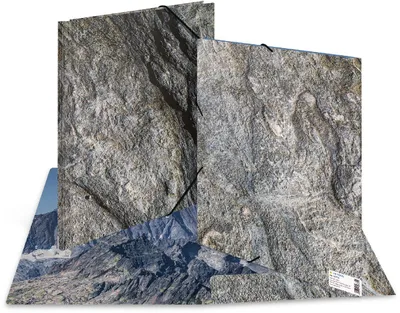 Produktbild von HERMA Eckspannermappe "Nature" DIN A4 Karton Stone