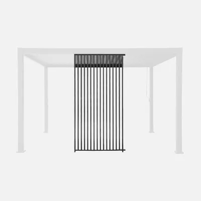 Produktbild von sweeek - Vertikale Lamellenwand 130cm für Pergola Triomphe - Anthrazit