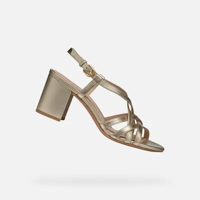 Produktbild von Geox Goldene Damensandalen Virnilisa 65 S 41