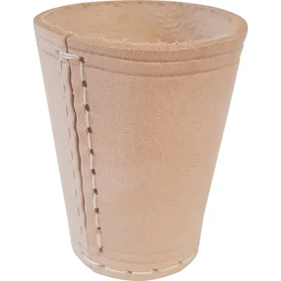 Produktbild von Ungefütterter Leder Würfelbecher
