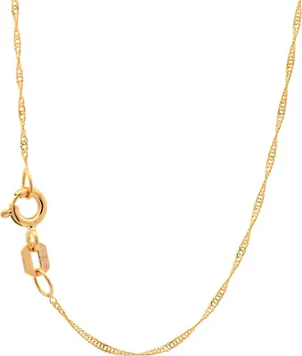 Produktbild von Goldkette Singapurkette Länge 42cm - Breite 1,0mm - 333-8 Karat Gold