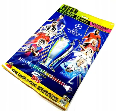 Image de Uefa Champions League Stickers – 2024/25 Season. 66 Stickers. Mega Multipack