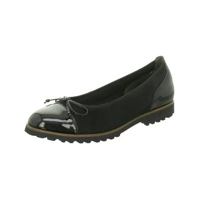 Produktbild von Gabor Damen Ballerinas aus Leder, weiche Polyurethan-Sohle, Absatzhöhe ca. 1 cm, EUR 39