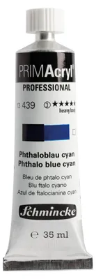 Produktbild von Phthaloblau cyan 35ml - PRIMAcryl Acrylfarbe Schmincke 13 439 009