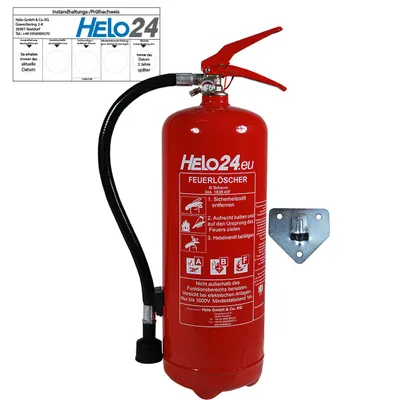 Produktbild von Hochleistungs-Schaumfeuerlöscher 6L ABF 10LE auch für Fettbrand mit Halterung H6
