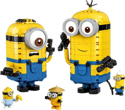 Immagine prodotto di LEGO 75551 Minions Set di figure Minions con nascondiglio, giocattolo per bambini dagli 8 anni in su con figure: Stuart, Kevin e Bob