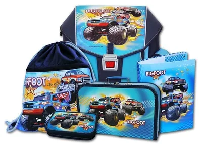 Produktbild von EMIPO Schulmappen-Set ERGO ONE Bigfoot 5-tlg