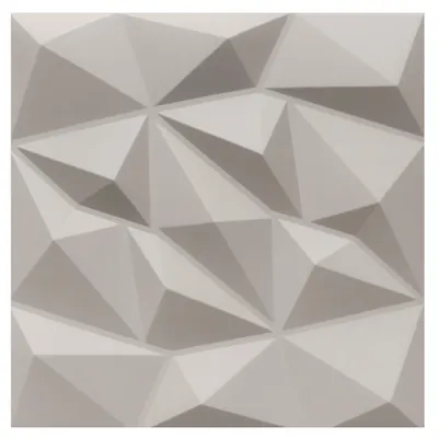 Zdjęcie produktu dla DECCART | Panele ścienne 3D Kashmir | Dekoracyjne panele sufitowe z polistyrenu | 50 cm x 50 cm | 0,25 m² | Nowoczesny geometryczny styl