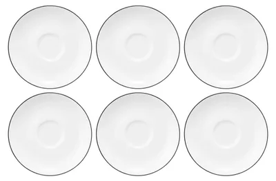 Produktbild von Seltmann Weiden Lido Black Line rund Espressountertasse 12 cm