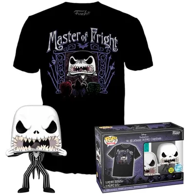 Obrázek produktu pro Funko POP! Disney Nightmare Before Christmas Jack Skellington with T-shirts size L