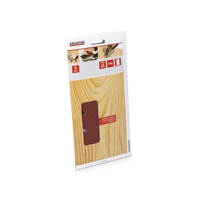 Produktbild von Satz aus 5 perforierten Selbstklebepads (ovale) - Körnung 80 - 115 x 230 mm - Kreator