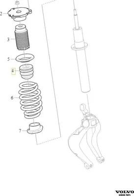 Zdjęcie produktu dla Amortyzator przedni VOLVO XC90 II OE 31360627