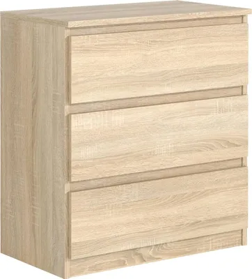 Produktbild von Mobelsta Kommode, Schrank mit Schubladen, Modernes Sideboard, Schubladenschrank, Kommodenschrank, Sonoma 70x39x78,5 cm