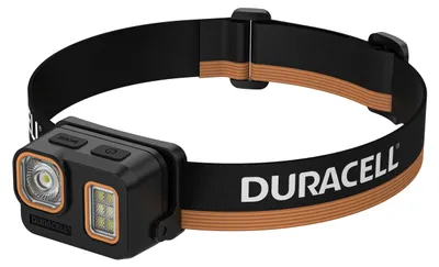Produktbild von Duracell DH500R Stirnlampe 500 Lumen LiPo Akku wiederaufladbar