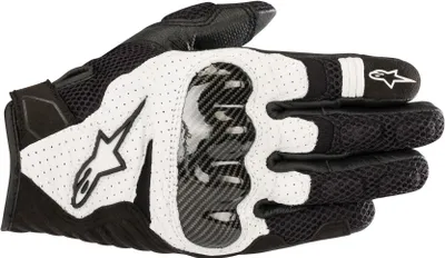 Produktbild von Alpinestars SMX 1 Air V2 Motorrad Handschuhe, schwarz/weiß, 2XL