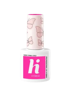 Zdjęcie produktu dla Lakier hybrydowy Butterfly #262 Very Pink 5ml