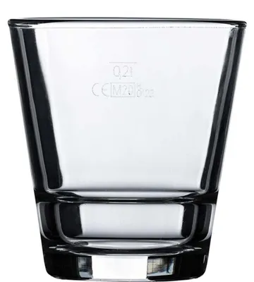 Image de Verre empilable 26 cl ; 0,2 l / empilable - lot de 6
