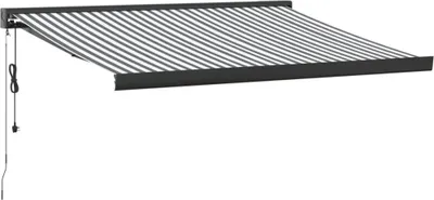 Immagine prodotto di Tenda da Sole Antracite e Bianca 3x2,5 m Tessuto e Alluminio