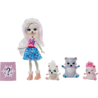 Zdjęcie produktu dla Enchantimals Pristina Polar Bear, Lalka modowa, Damski, 4 lat(a), Dziewczyna, Wielobarwny