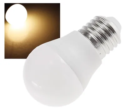 Produktbild von LED Tropfenlampe E27 T50 warmweiß 3000k 469lm 230V/5W