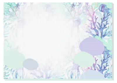 Image de sigel Sous-main papier Jolie "Underwater Miracles" A3 30 feuilles