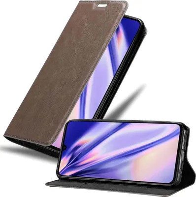 Produktbild von Cadorabo Hülle für Xiaomi Mi 9 Schutz Hülle in Braun Handyhülle Etui Case Cover Magnetverschluss