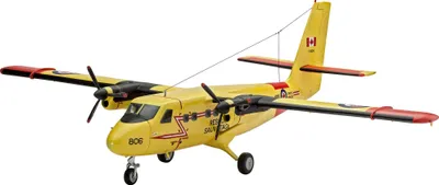 Imagen del producto de Revell DHC-6 Twin Otter, modelo de avión de ala fija, kit de montaje, escala 1:72, De Havilland Canada DHC-6 Twin Otter, plástico, tamaño mediano