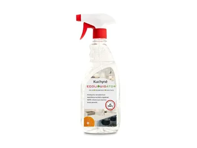 Obrázek produktu pro ECOLIQUIDÁTOR kuchyně, čisticí a dezinfekční prostředek, pomeranč, sprej 500 ml