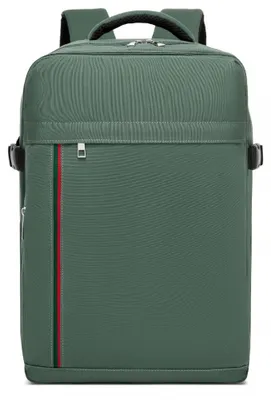 Produktbild von Grün Kabinenrucksack 40x30x20 für Ryanair & Wizz Air, Handgepäck Rucksack, Flugzeug Rucksack, Reiserucksack für Damen und Herren , Rosso