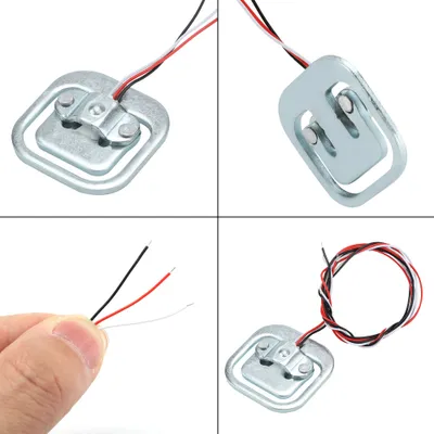 Image de 4Pcs 50kg/110lb Half bridge Weighing Sensor 3 WiRed Load Cell Electric Resistance Strain Gauge