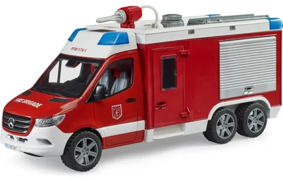Obrázek produktu pro BRUDER MB Sprinter Fire engine, Hasičský vůz, 4 rok/roky, ABS (akrylonitril-butadien-styren), Červená, Bílá