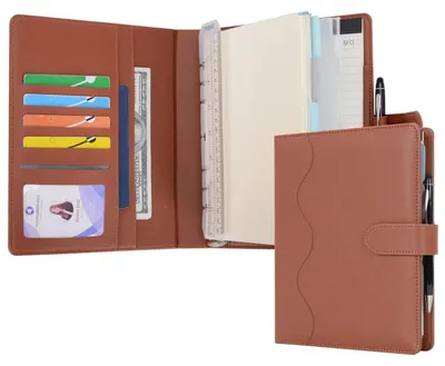 Productafbeelding van Lijn Journal A5 Kunstlederen Ringband met Schrijfpapier