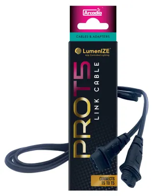 Productafbeelding van Arcadia Lumenize Pro T5-T5 UVB Kit voedingskabel 120 cm | doorlussen tot 10 armaturen