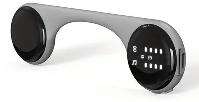 Produktbild von Bluetooth-Schlafhörgerät mit Gummileitung, Schlafhilfe unter dem Kissen, weißer Rausch-Player, kompatibel mit TF-Slot, ohrfreundlich, tragbares Schlafhilfegerät (Grau).
