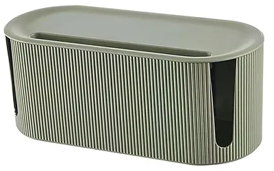 Kabelmanagement-Box, Kabelaufbewahrungsbox, Grün, 31x13,5x12,5 cm