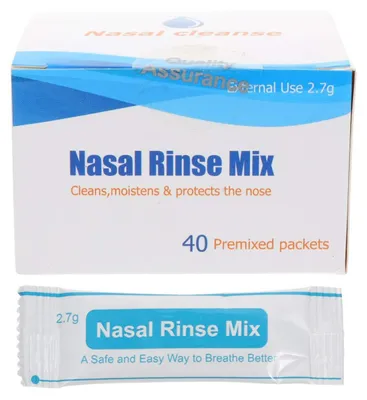 Produktbild von 40 Stück Nasensalbe – Nasensalz – Nasensalz für Nasendusche – Salzlösung – Kunststoffverpackung – Geeignet für den täglichen Gebrauch