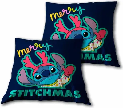 Zdjęcie produktu dla Poduszka Stitch, miękki pluszowy materiał, rozmiar 18 cali