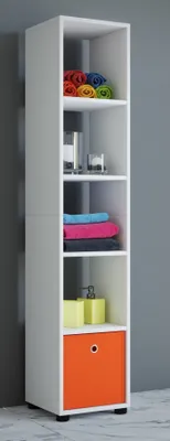 Produktbild von VCM Holzregal stehend | platzsparendes Regal | Maße:H. 152 x B. 31 x T. 30 cm | Elegantes Regal stehend | Aufbewahrungsregal | Bücherregal - Benas-5