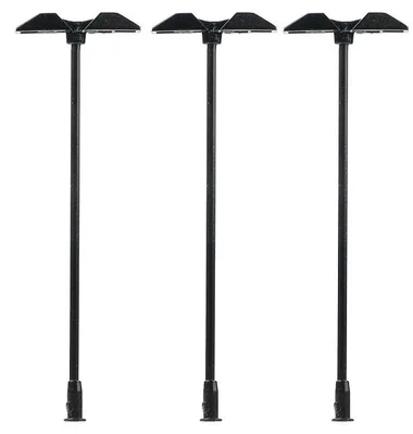 Produktbild von Faller 272132 - 1/160 / N LED-Trapezleuchte, zweiflammig, warmweiß, 3 Stück -Neu