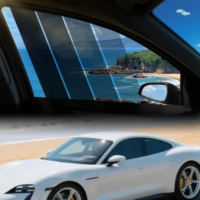 Imagen del producto de Película para tintar ventanas de automóviles, resistente a arañazos, 50 cm x 300 cm, autoadhesiva, para protección solar
