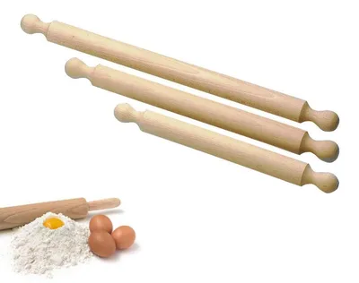 Produktbild von Fixed Rolling Pin – Beech Wood – 60 x 4 cm