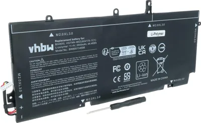 Produktbild von vhbw Akku Ersatz für HP HSTNN-Q99C für Notebook (3900 mAh, 11,4 V, Li-Polymer)