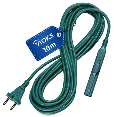 Immagine prodotto di Cavo per aspirapolvere VIOKS, lunghezza 10 metri, cavo di alimentazione di ricambio compatibile con aspirapolvere Vorwerk