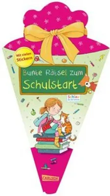 Immagine prodotto di Schlau für die Schule: Bunte Rätsel zum Schulstart (Schultüte 2025 rosa)