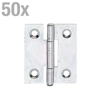 Immagine prodotto di Alberts 849931 Cerniera, stretta, zincata sendzimir, 31,5 x 26 mm, set da 50