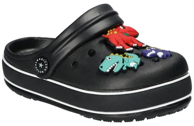 Produktbild von American Club NH215, Kinder Clogs EVA leicht Badeschuhe mit Ansteckern bequem, Schwarz 26