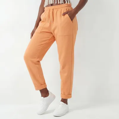 Produktbild von Jogginghose Damen Stretchhose aus Baumwolle 36 38 Freizeithose mit Taschen