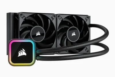Produktbild von Corsair CW-9060058-WW H100i Luftkühlung Schwarz 1 Stück(e)