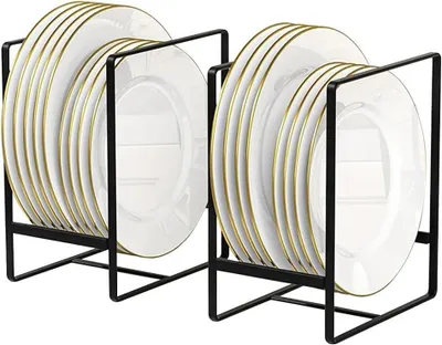 Zdjęcie produktu dla Zestaw pojemników do przechowywania - organizer kuchenny - oszczędność miejsca - pionowe przechowywanie - 20 x 16 x 11,5 cm - czarny