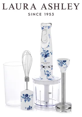 Image de Laura Ashley 4-in-1 Stabmixer 600 W – Zerkleinerer – Schneebesen – Variable Geschwindigkeit – China Rose